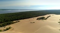 Flight Unique Desert Coastal Sandbank Russia Lena River Relief Siberia Reserve