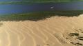 Aerial Russia Siberia Epic Landscape Lena River Pillars Cliffs Desert Sandbank