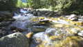 Mountain River, Stream Flow, Water And Stones, Slow Motion, Landscape.