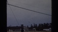 Nebraska Usa-1958: View Of Zeppelin Airship Flying Over Trees And Houses On A