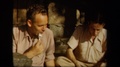 Skyline Drive Virginia Usa-1943: Two Friends Eating In A Half-Dark Place Where