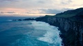 Sunrise Over The Cliffs In Northern Ireland