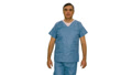 Mid Adult Surgeon In Medical Uniform Walking Through Clinic Hallway, Alpha In