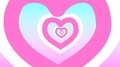 Naive Lovely Valentine's Day Background With Big Hearts Endlessly Moving