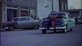 Cheyenne County Kansas-1958: One Fancy Green Cars With Colorful Art Papers