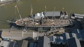 Bird's Eye View Of Ss Great Britain, Historic Ship In Bristol Dockyard