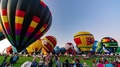 Afternoon To Night Time Lapse Of The Beautiful International Balloon Fiesta