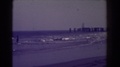 Atlantic City New Jersey-1938: Person Running Toward Surf Waves At Beach On A