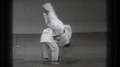 Tokyo Japan-1971: Athlete Throws Or Other In A Taekwondo Fight