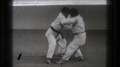 Tokyo Japan-1971: Two Men Wrestling In Karate Clothes In A Dojo