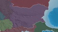 Targovishte Extruded. Bulgaria - Administrative. 1280x720px