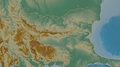 Targovishte Extruded. Bulgaria - Relief. 1280x720px