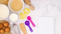 Cooking Supplies For Making Food And Notebook For Recipe - Stop Motion