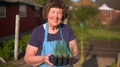 Cinematic Portrait Of Happy Mature Woman Gardening At Home