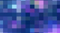 Pixel Mosaic Animation Background Dark Blue Purple Gradient