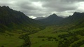Cloudy Skies Over Hollywood Mountain Film Location, Kualoa Ranch, Oahu,
