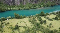 Futaleufu, Whitewater River In Chilean Patagonia. Drone Aerial View Of