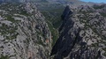 Paklenica Canyon In South Velebit Mountain Revealing Vaganski Peak Behind