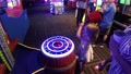 Broomfield Colorado-2019: Girl And Mother Playing Hammer Whacking Game In Arcade