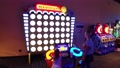 Broomfield Colorado-2019: Mom Helps Daughter Play Connect Four Arcade Game