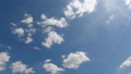 Time Lapse Of White Clouds Forming And Dissolving As They Pass Overhead In