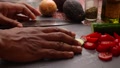 Closeup Of Person Hands Preparing Vegetables For Vegan Dish - 25 Sec