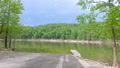 Pov Driving Towards A Boat Launch At Bear Creek Reservoir, Alabama