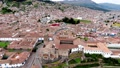 4k Daytime Drone Footage Of Qorikancha (Temple Of The Sun) From Cusco,