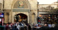 Entrance Gate To The Grand Bazaar In Istambul Crowded With People