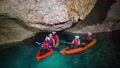 Kayaking With Friends. Mysterious Adventures In Pristine Water Cave