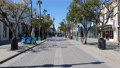 Popular Shopping District In Santa Monica Empty During Coronavirus Quarantine