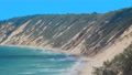 Breathtaking Scenic View Of Carlo Sand Blow At Rainbow Beach With