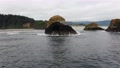 Oregon Coast Rock Reveal Shot, Cannon Beach