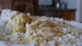 Homemade Pasta, Detail Of Preparation. Eggs, Flour, Olive Oil Ingredients. 4k