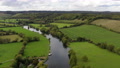 4k Aerial Of The River Thames At Mapledurham Near Reading, Berkshire, Uk