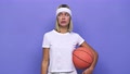 Young Basketball Player Woman Confused, Feels Doubtful And Unsure