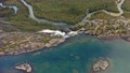 Rago National Park Litlverivassforsen Waterfall Bridge River Norway