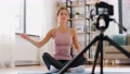 Woman Or Sports Blogger Streaming Online Yoga