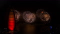 Amazing Display Of Fireworks During The New Years Eve Along Burj Al Arab
