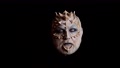 Creative Art Make-Up For Halloween Night. Scary Halloween Devil Face. Evil Man