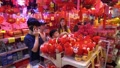 People But Chinese New Year Decoration, Doll, Lantern At Shop