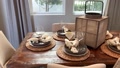 Modern Dining Room Staged For Real Estate Or Furniture Showrooms. Interior