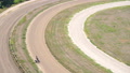 Harness Racers On Horse Race Track Hippodrome