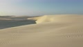 Drone Shot Of Sand Dunes In Sear Brazil