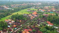 Aerial View Of A Little Town In Bali, During A Sunny Day. Urban Scenario