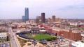 Oklahoma City, Drone Flying, Downtown, Chickasaw Bricktown Ballpark, Oklahoma